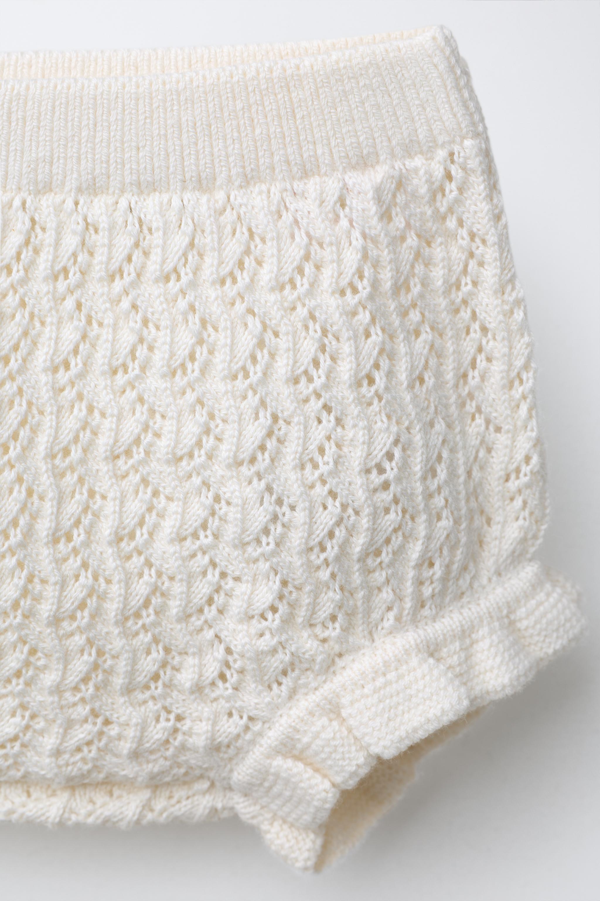 ENSEMBLE PULL ET CULOTTE TEXTURÉ AVEC COTON SOIE DE MÛRIER