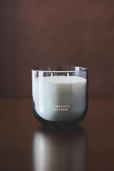 (400 G) LUMINOUS SAFFRON SCENTED CANDLE - Mustard by Zara - Image 5