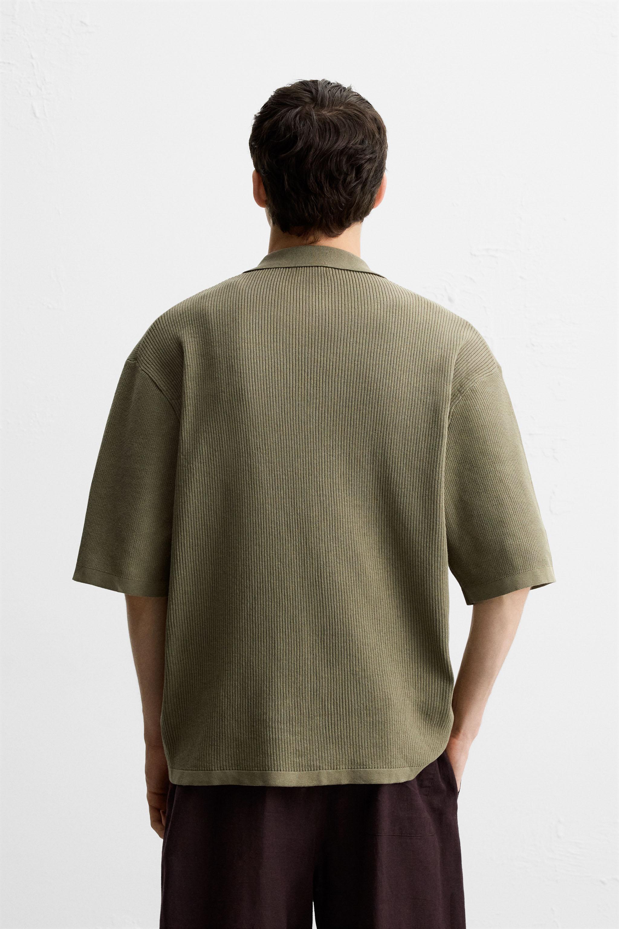 CHEMISE EN MAILLE STRUCTURÉE