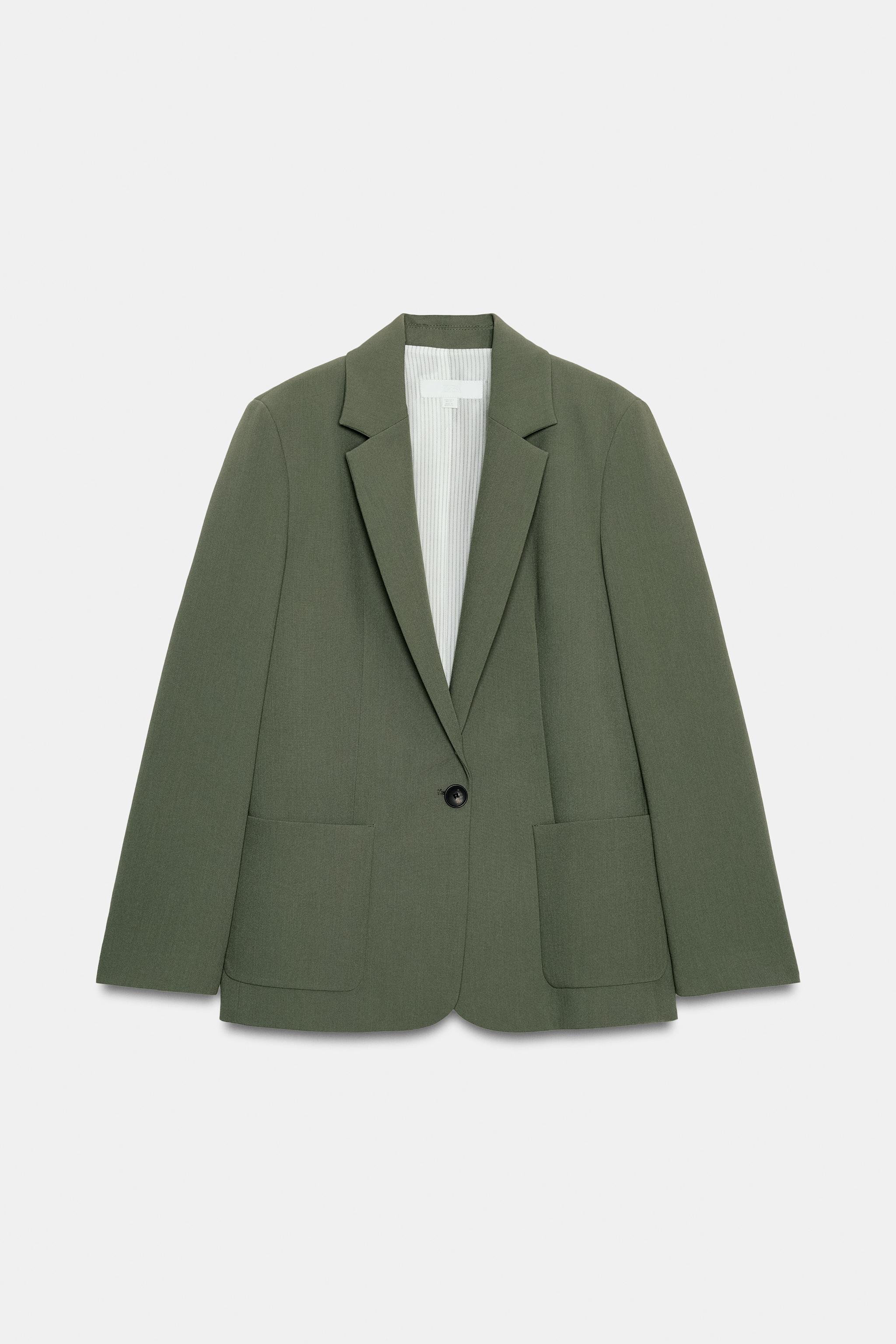 VESTE DROITE À ÉPAULETTES
