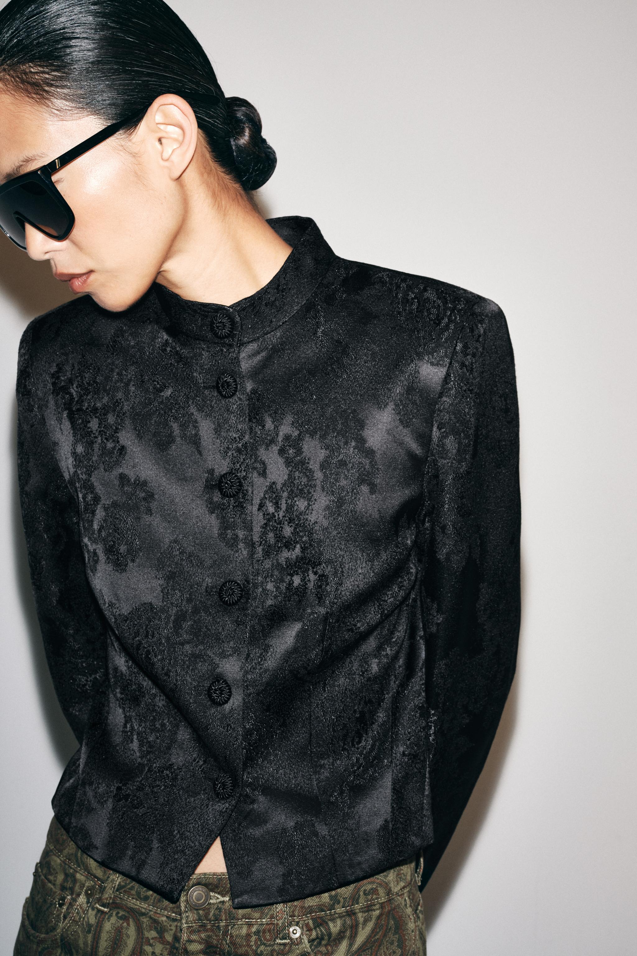 ZW COLLECTION SHORT JACQUARD JACKET
