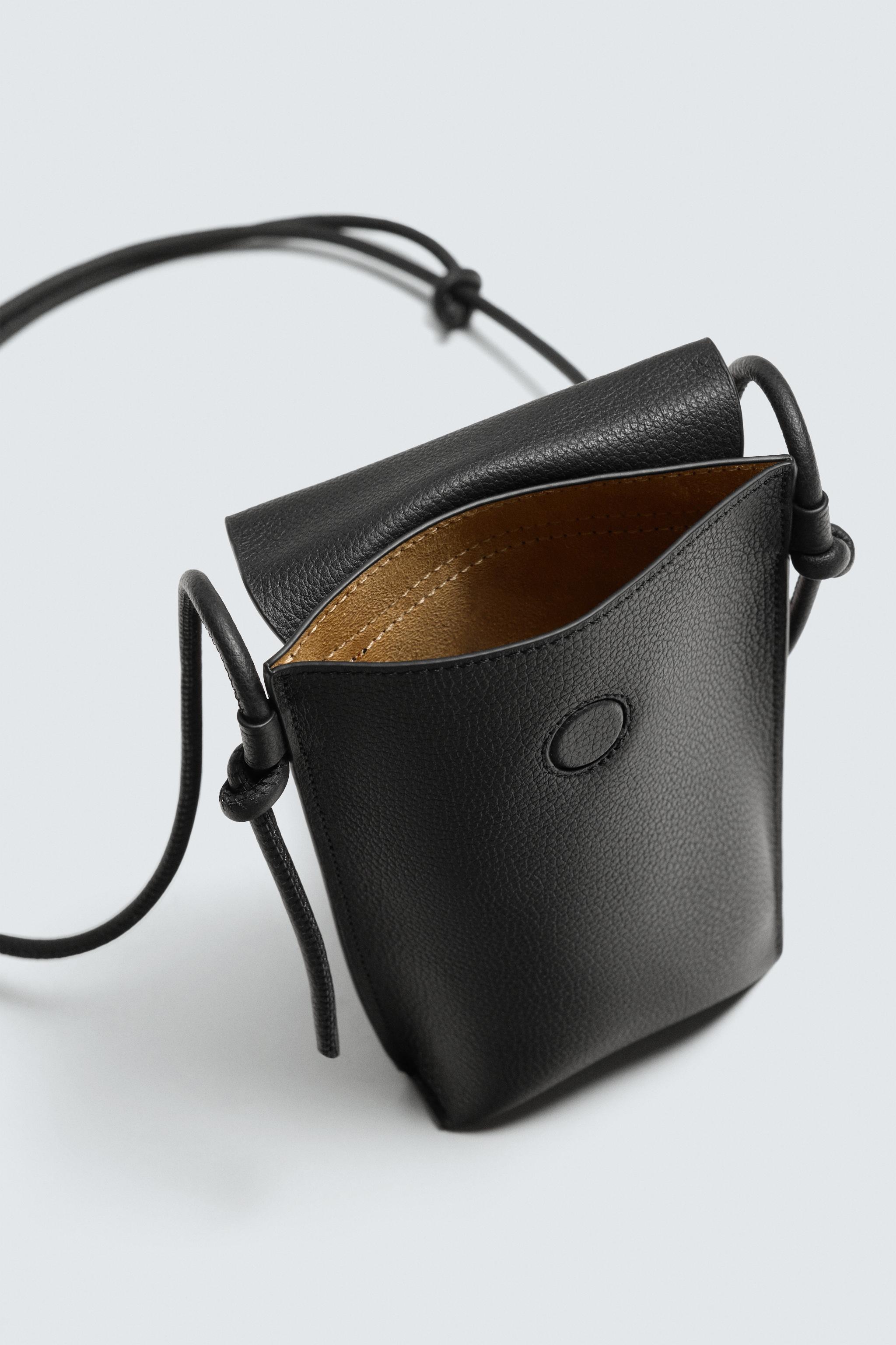 LEATHER CROSSBODY BAG