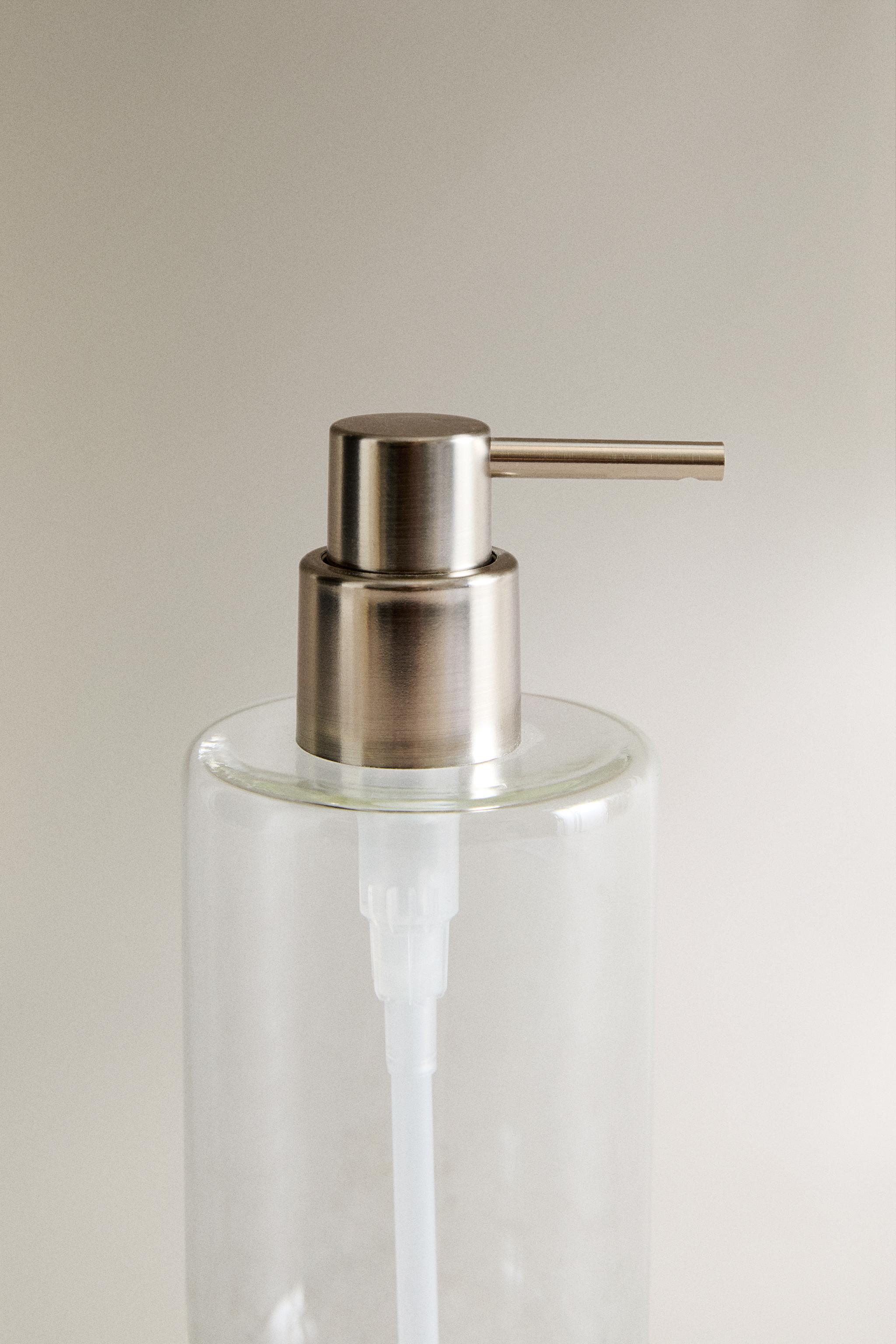 DISTRIBUTEUR SAVON BOROSILICATE TEXTE