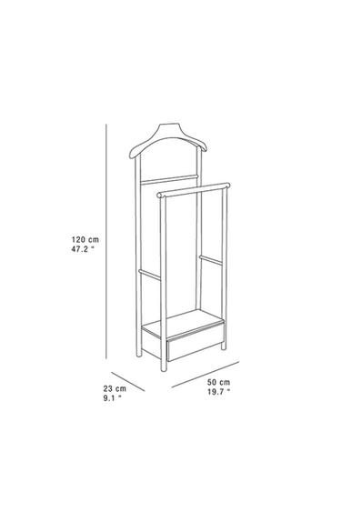 ACACIA WOOD VALET STAND - Brown by Zara - Image 6