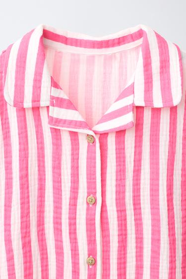 PYJAMA RAYURES TEXTURÉES 2-6 ANS - Rose de Zara - Image 6