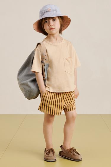 شورت منشفة مخطط 16 - خطوط by Zara - Image 0