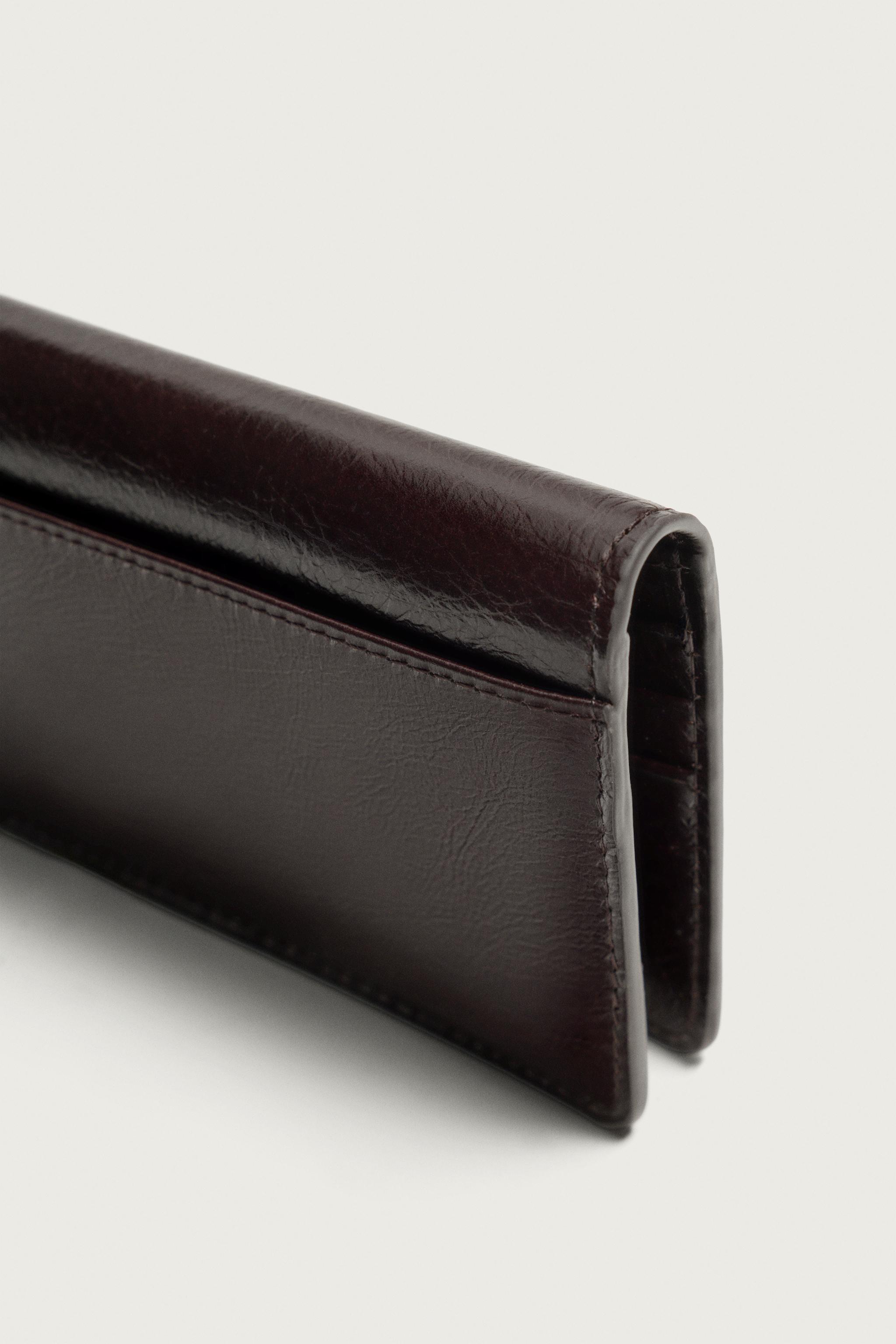 Мужские кошельки Zara XL LEATHER WALLET — фото 3