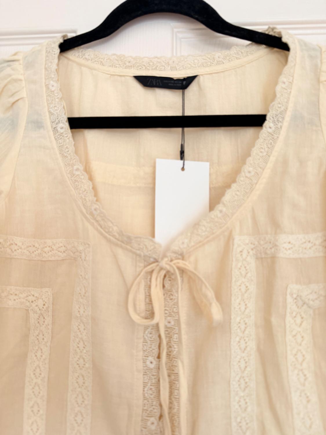 EMBROIDERED GAUZE SHIRT - Image 2