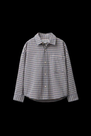 CHECK SHIRT BENSIMON ® X ZARA - Blue by Zara - Image 0