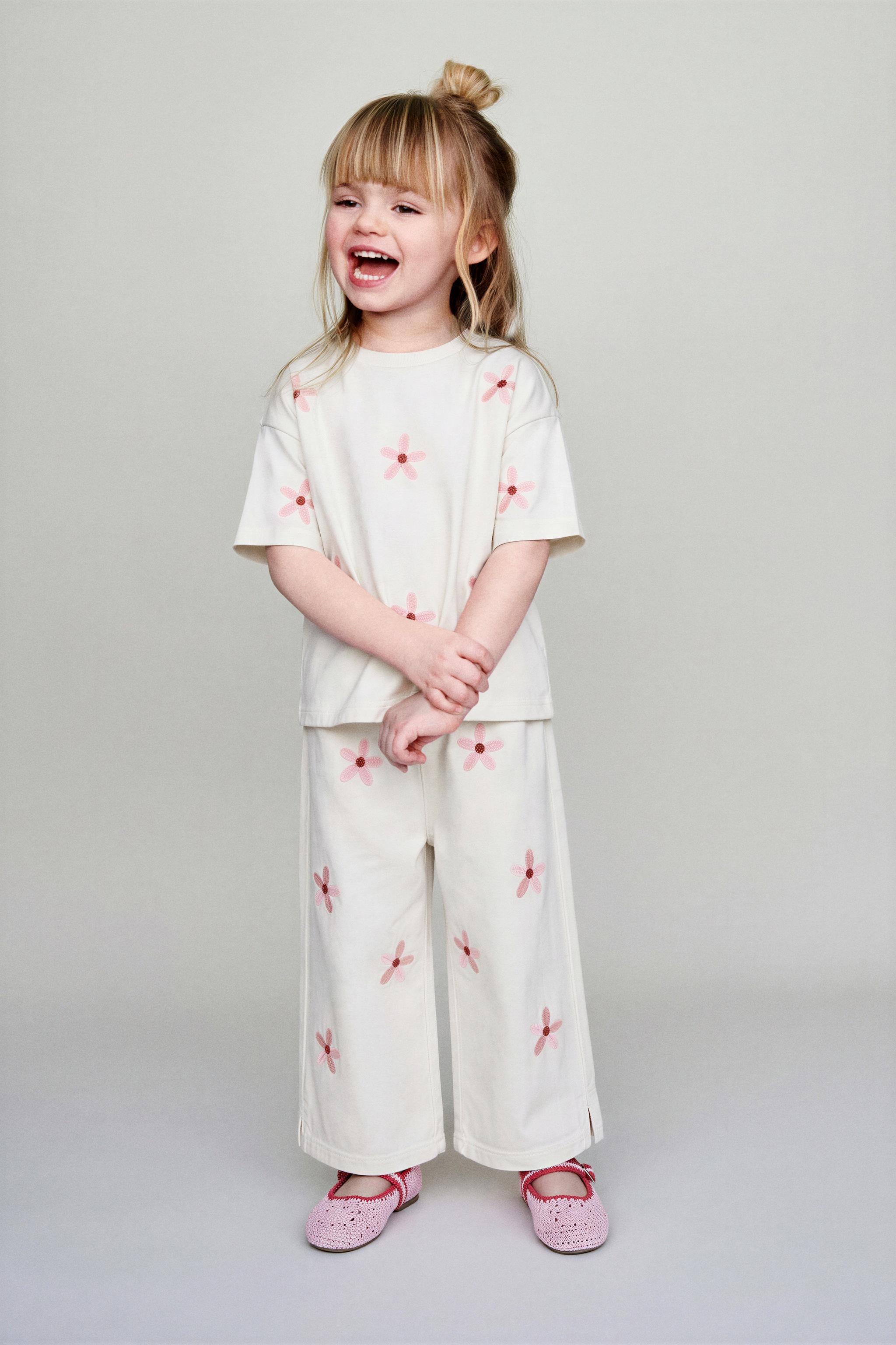 EMBROIDERED FLORAL CULOTTES