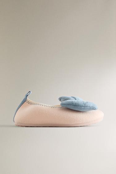 BAILARINA ESCARPÍN LAZO - Rosado de Zara