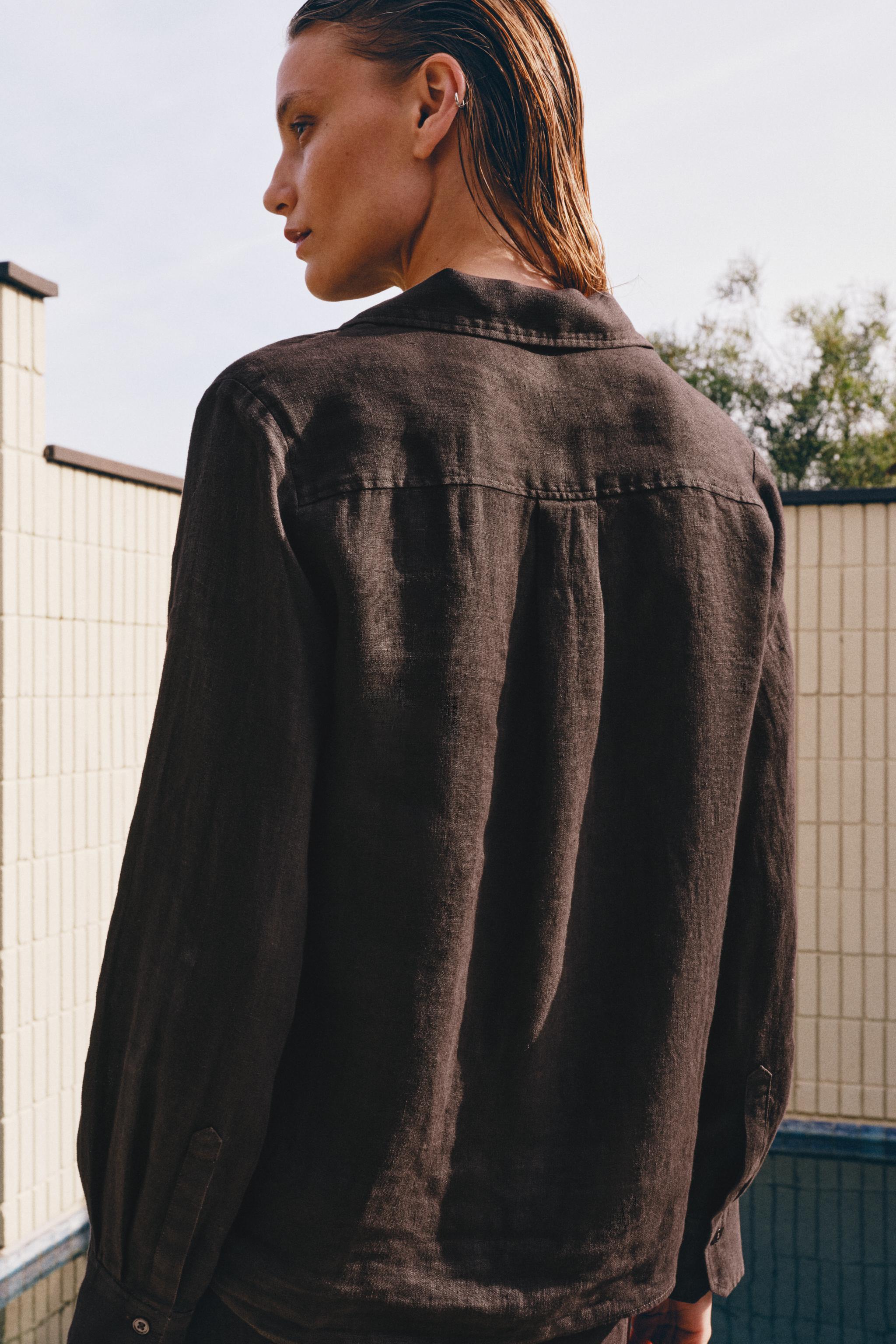 LINEN SHIRT AND SHORTS SET | ZARA India