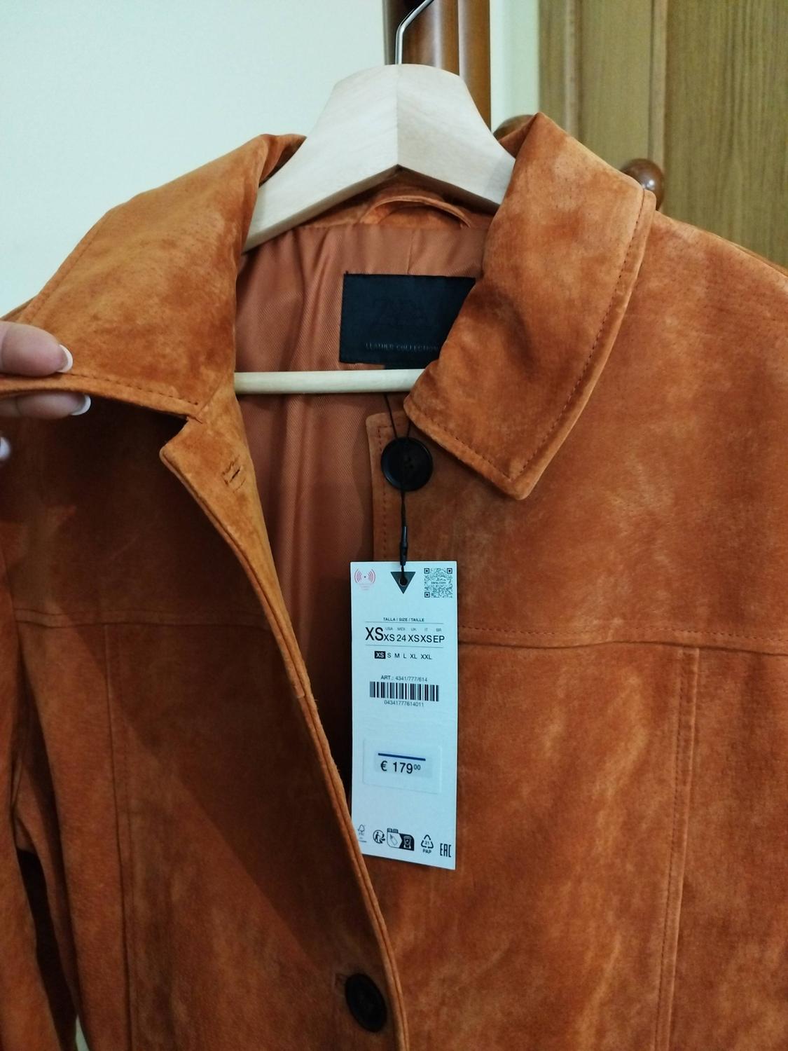 100% LEATHER SUEDE JACKET - Image 5