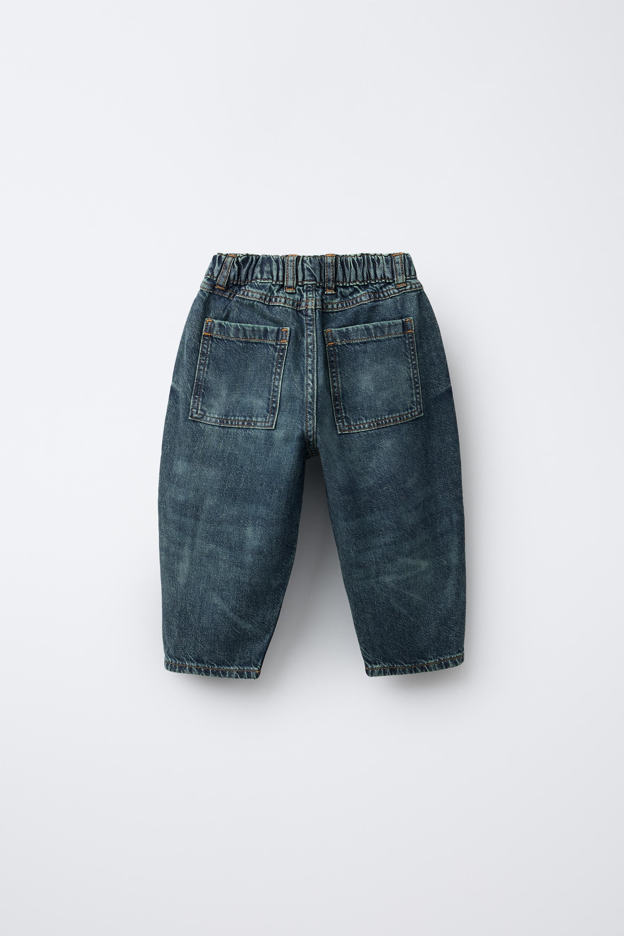 DISTRESSED BALLOON JEANS