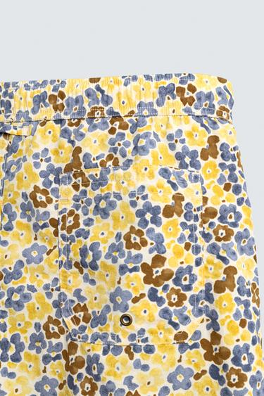 MAILLOT DE BAIN LONG À IMPRIMÉ FLEURI - Multicolore de Zara - Image 3