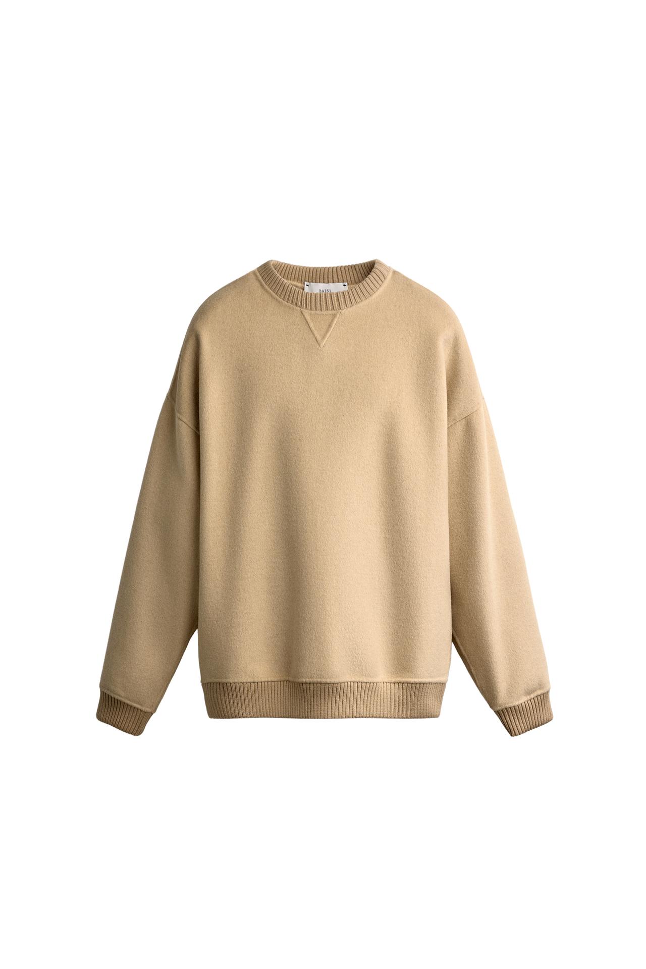 WOOL BLEND CREWNECK SWEATSHIRT