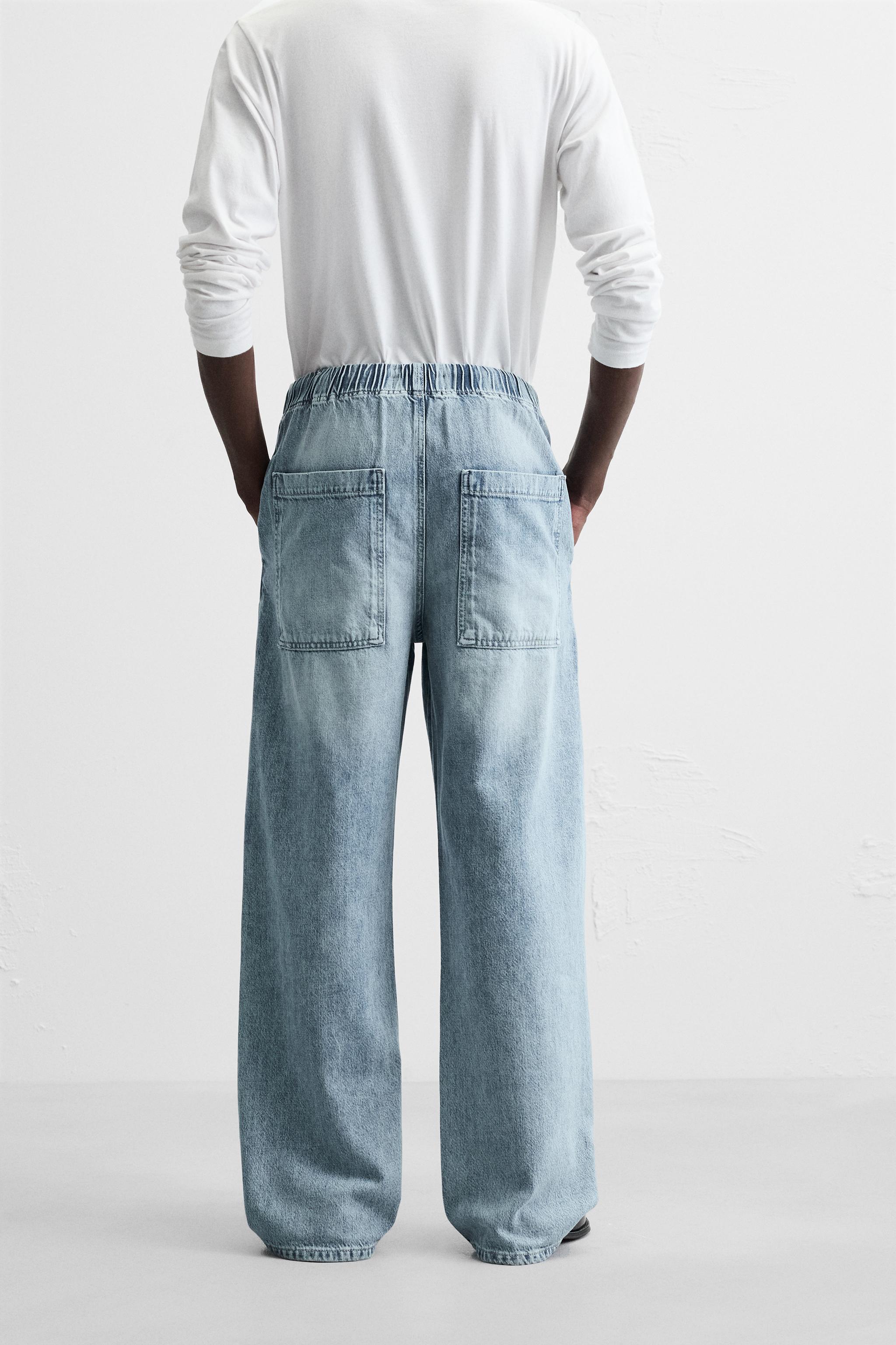スリムフィットコンフォートパンツ - ブルー | ZARA Japan / 日本