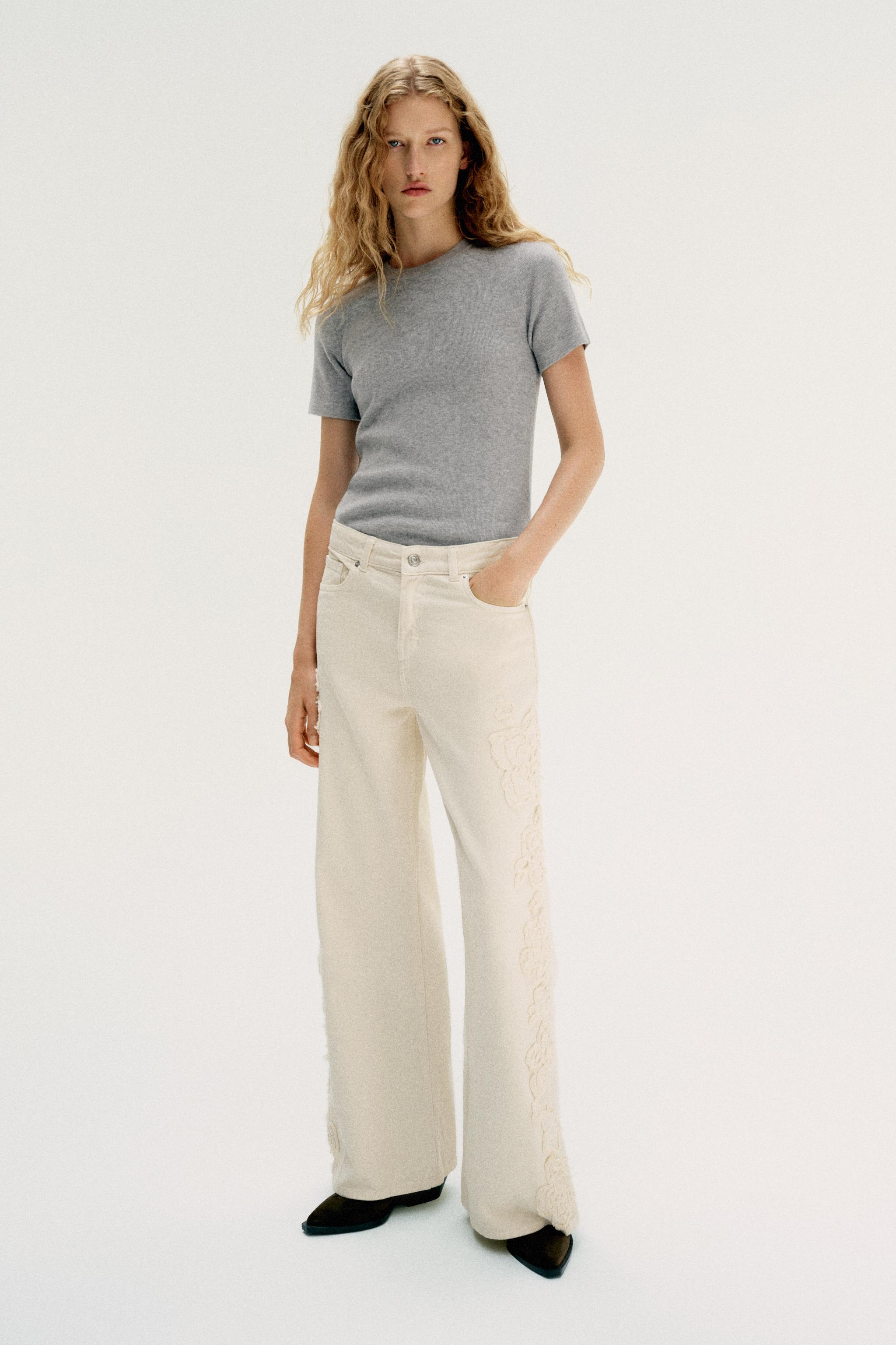 Женские свитеры Zara SOFT-TOUCH KNIT TOP