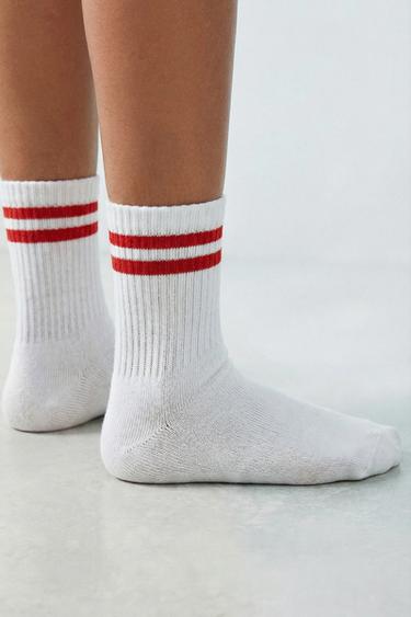 3-PACK OF MID-CALF SPORTS SOCKS - White by Zara - Image 6