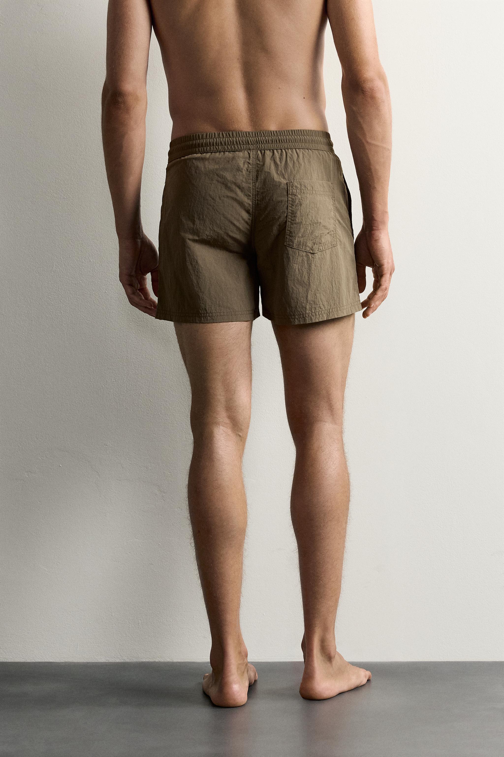 BASIC MID-LENGTH SWIM TRUNKS