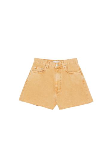 HI-RISE DENIM SHORTS