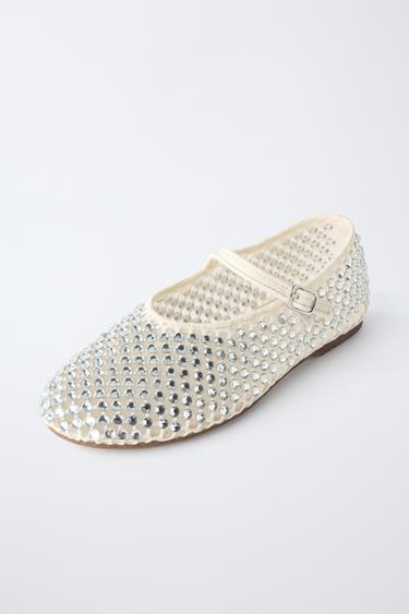 SHINY BALLERINAS - Ecru White by Zara - Image 2