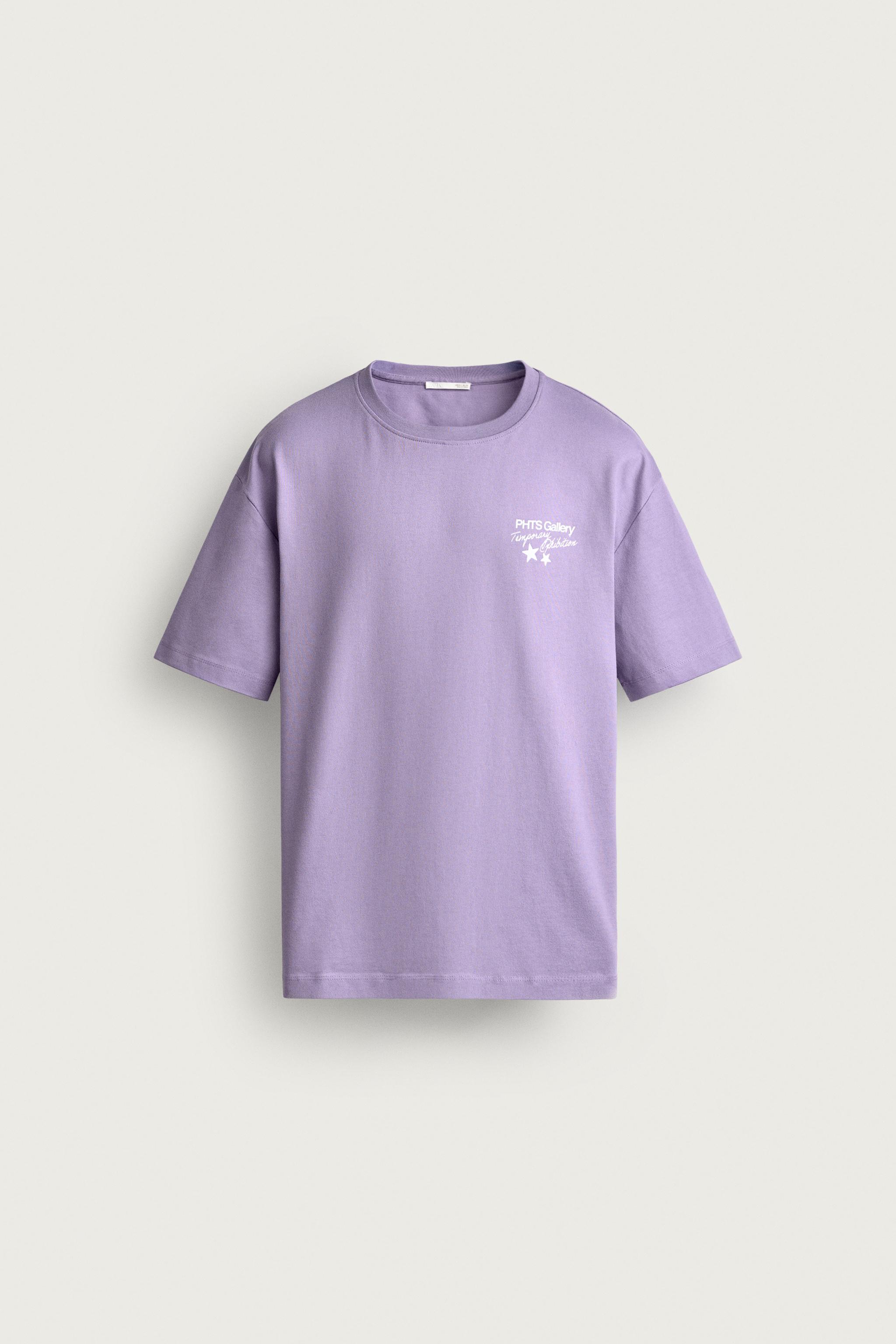 T-SHIRT RELAXED FIT INSCRIPTION ESTAMPAGE