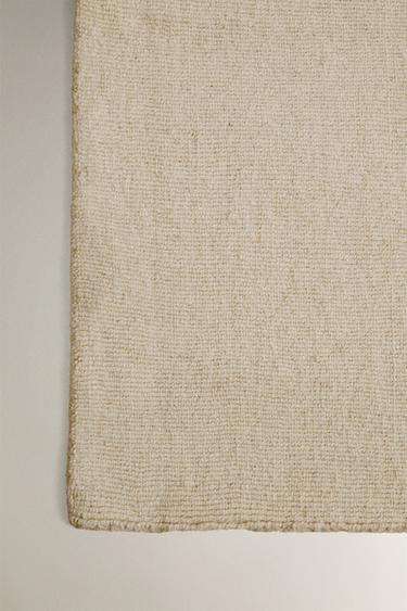 WOOL RUG - Beige by Zara - Image 1
