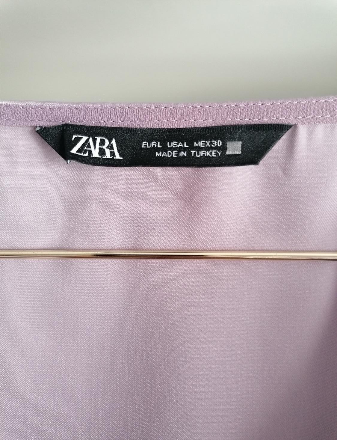 SATIN TOP WITH BOW - Image 3