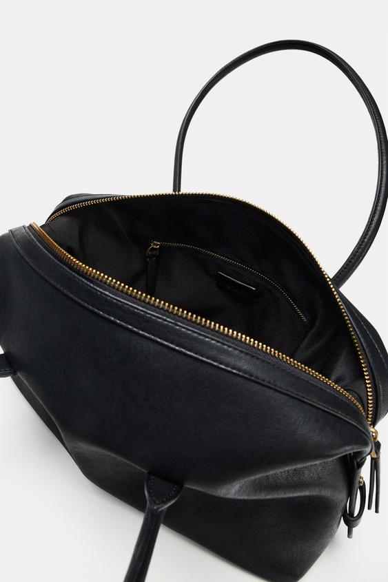 ELONGATED SHOULDER BAG - Black by Zara - Image 7