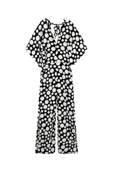 POLKA DOT CAPE JUMPSUIT - LIMITED EDITION