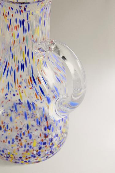 PICHET VERRE RECYCLABLE MULTICOLORE - Bleu de Zara - Image 2