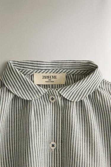 CHEMISE BÉBÉ RAYURES - Bleu de Zara - Image 1