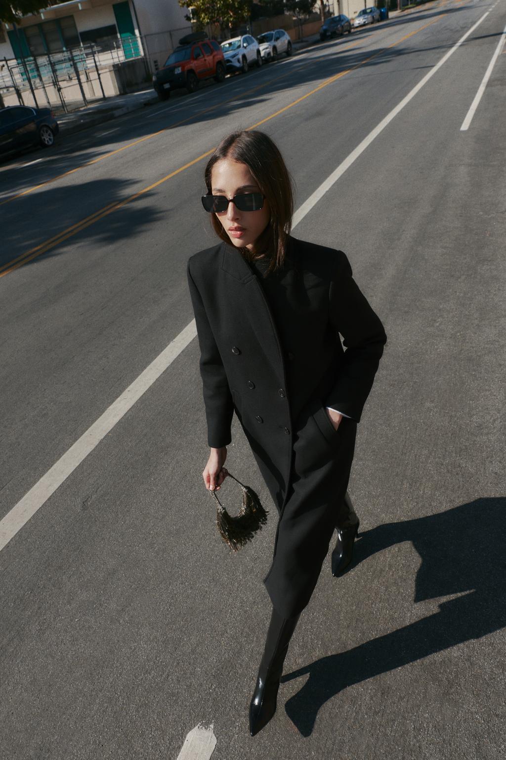 DOUBLE-BREASTED LONG COAT - image 2