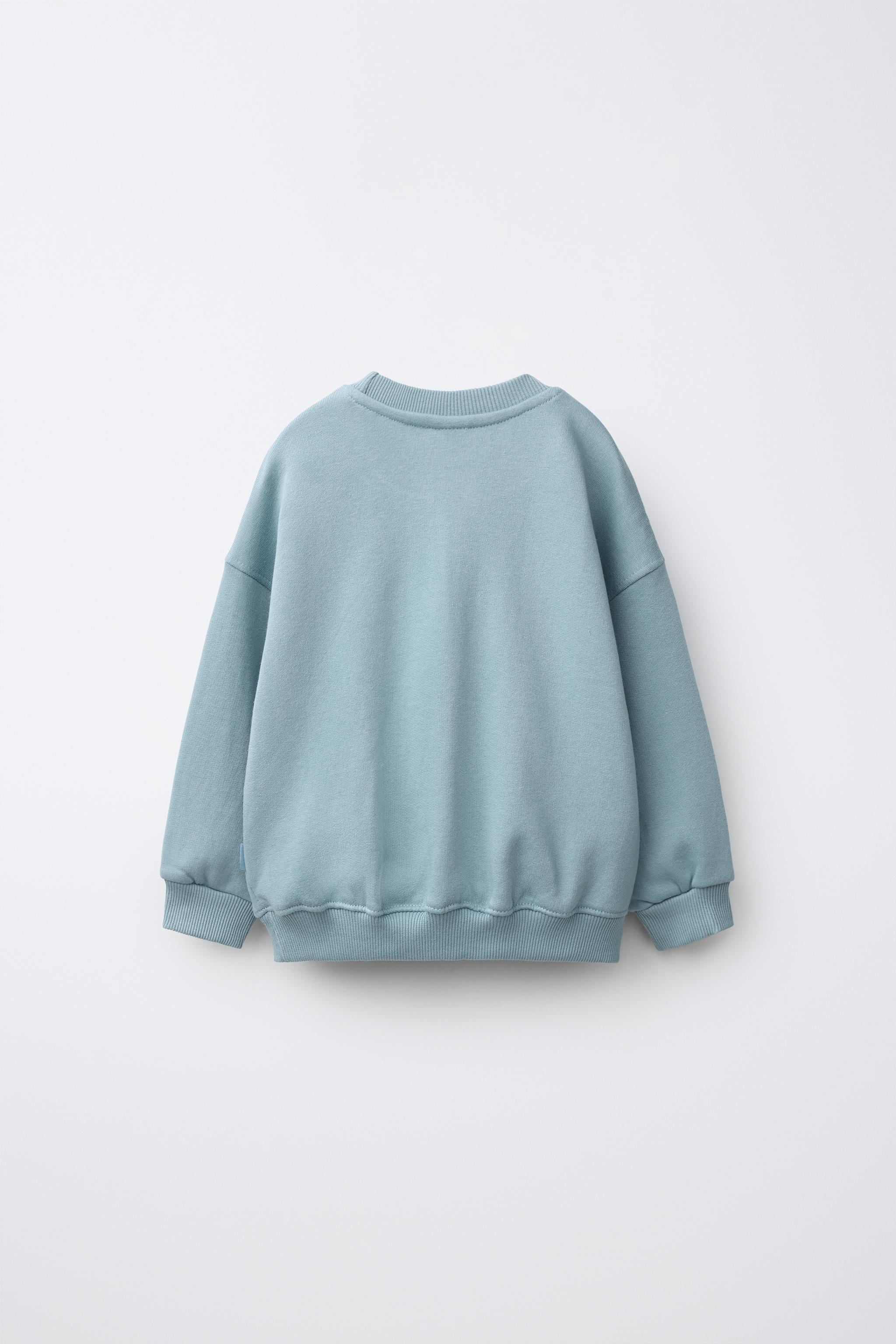 SWEAT UNI CÔTELÉ