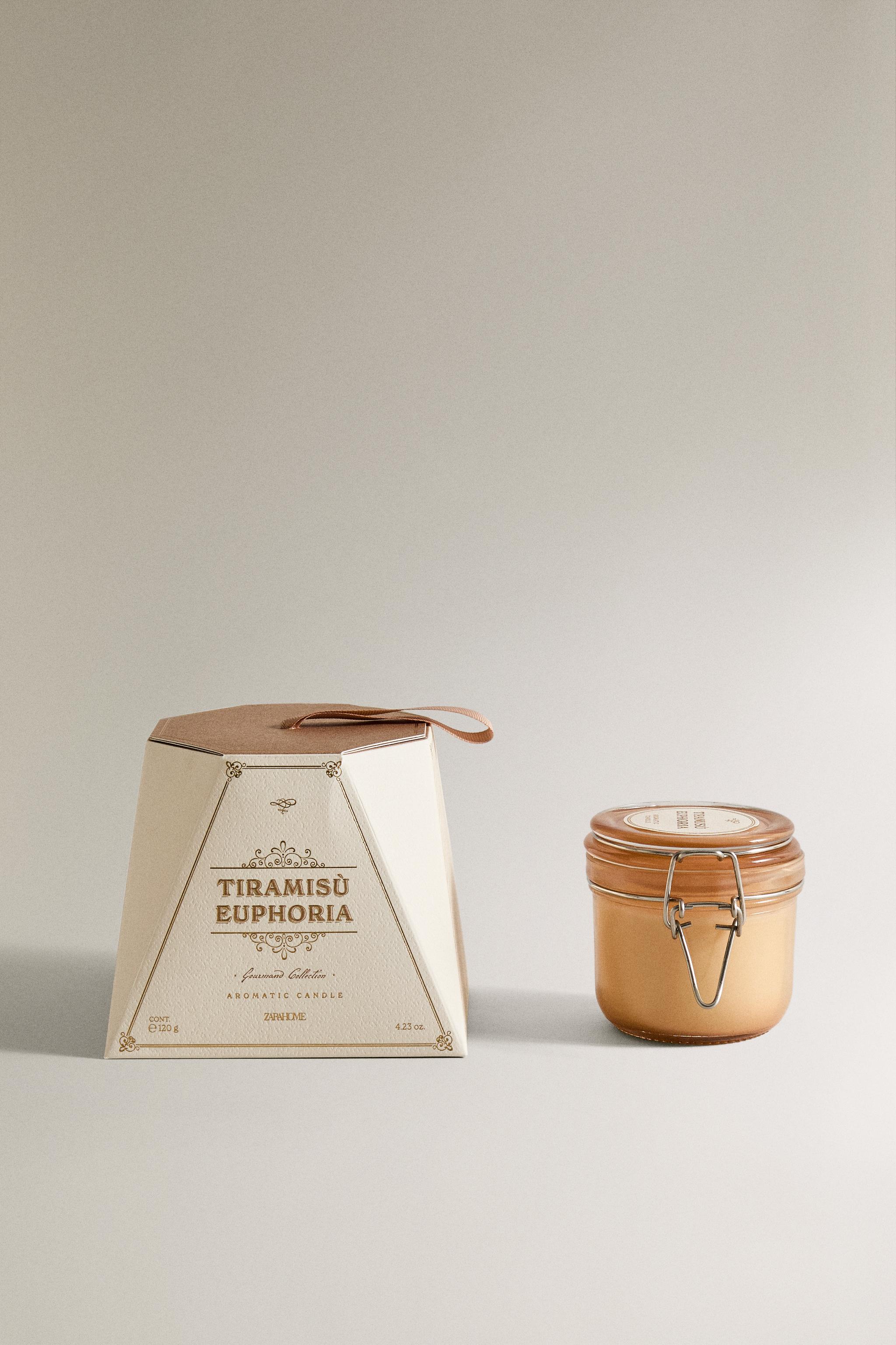 (120 G) TIRAMISU EUPHORIA SCENTED CANDLE