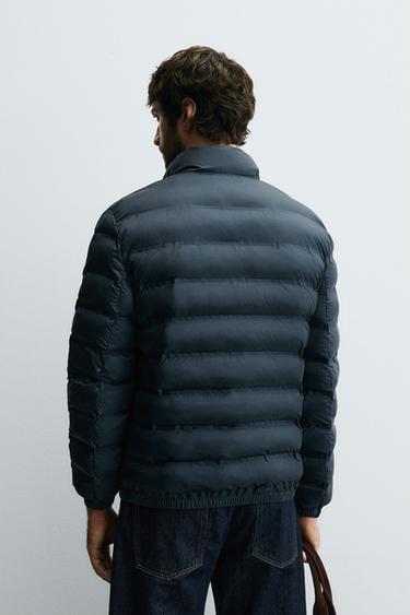 VESTE MATELASSÉE LÉGÈRE DÉPERLANTE - Bleu marine de Zara - Image 2