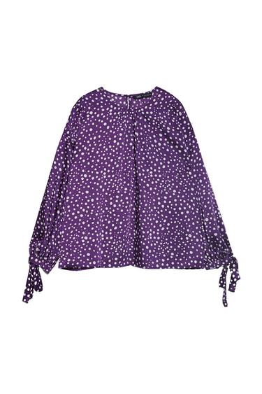 PRINTED SATIN-FINISH SHIRT