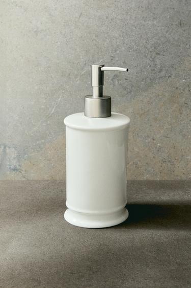 CERAMIC SOAP DISPENSER - Ecru by Zara - Image 5