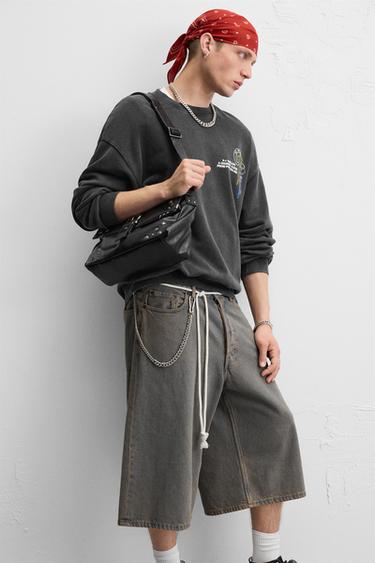 POST MALONE™ CREW NECK SWEATSHIRT - Dark anthracite de Zara - Image 4