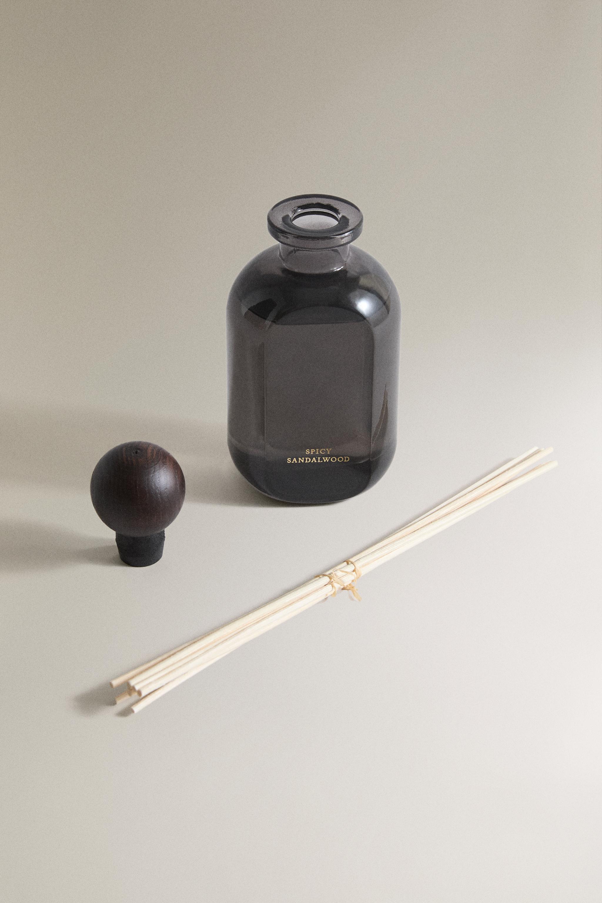 (185 ML) SPICY SANDALWOOD REED DIFFUSERS — Grey marl
