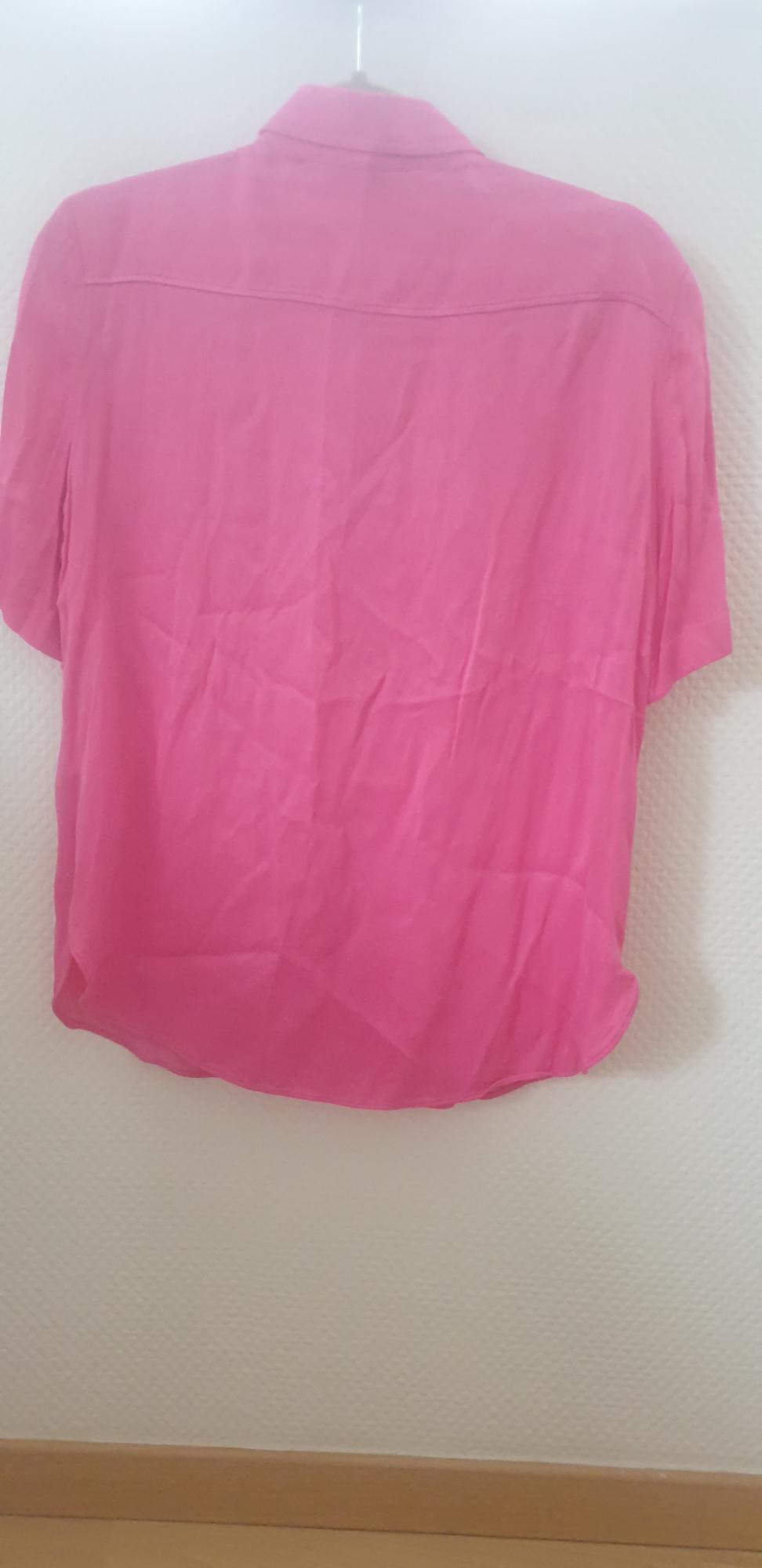 SATIN SHIRT WITH VENTS - Image 3