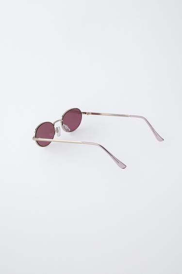 METAL SUNGLASSES - Golden by Zara - Image 2