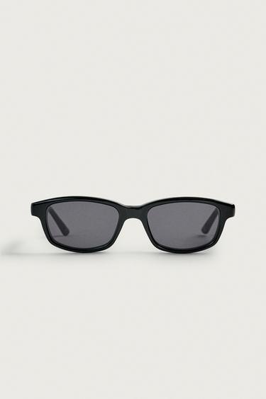 OVALE SOLBRILLER AARON LEVINE X ZARA - Sort fra Zara