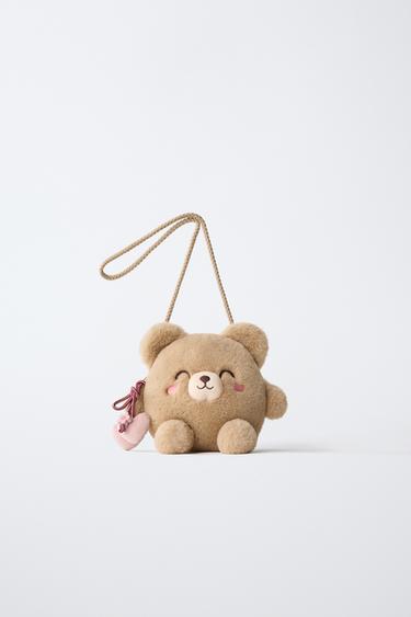 BEAR CROSSBODY BAG - Camel Brown by Zara