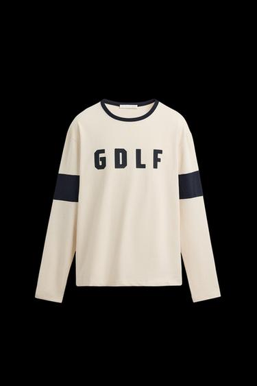 Zara GUITARRICADELAFUENTE TEXT PRINT T-SHIRT - Ecru - Image 0