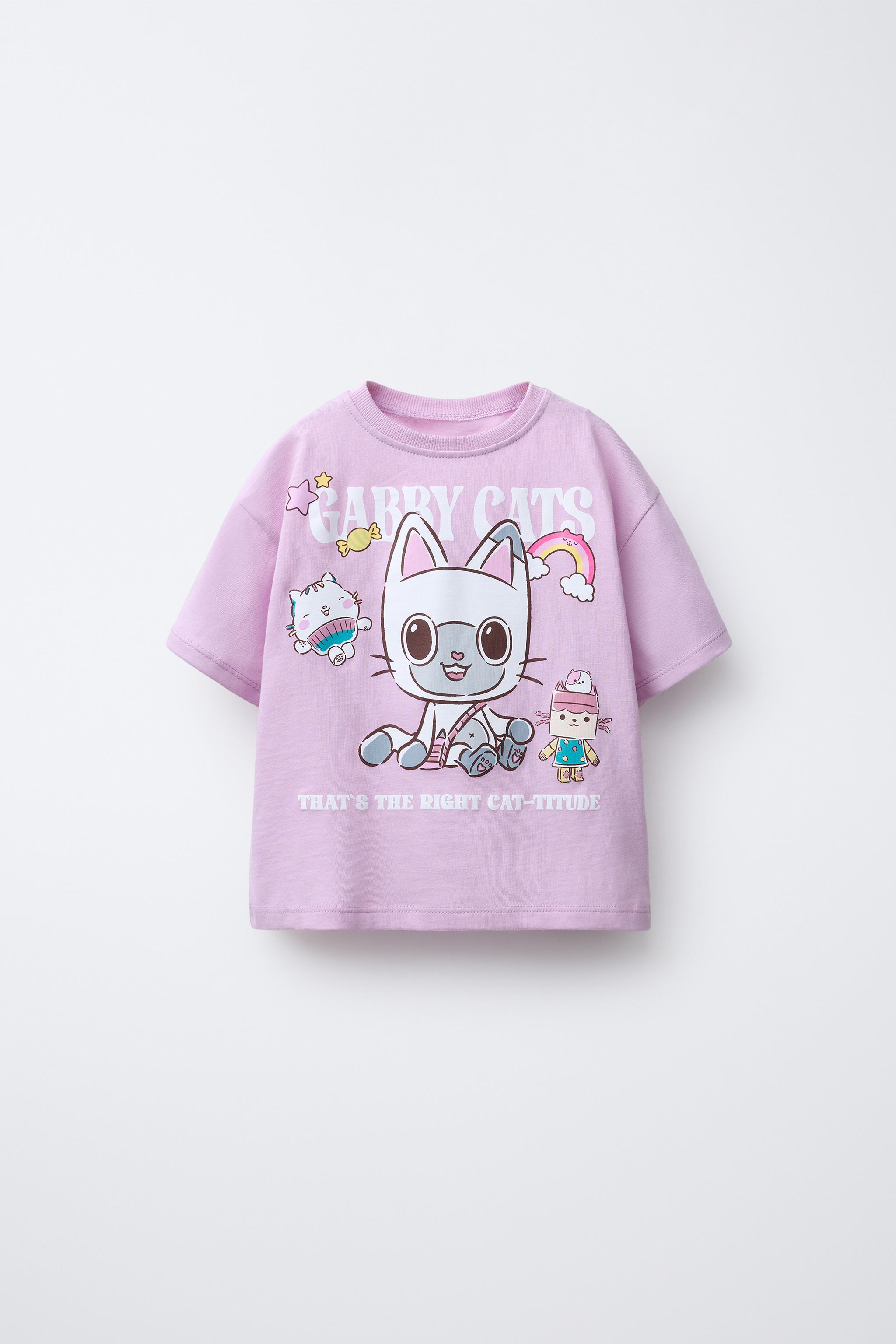 GABY´S DOLLHOUSE ® DREAM WORKS EMBOSSED T-SHIRT - Lilac | ZARA India