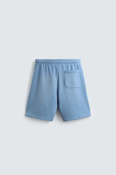 SHORT LAVAGE SPRAY - Bleu clair de Zara - Image 7