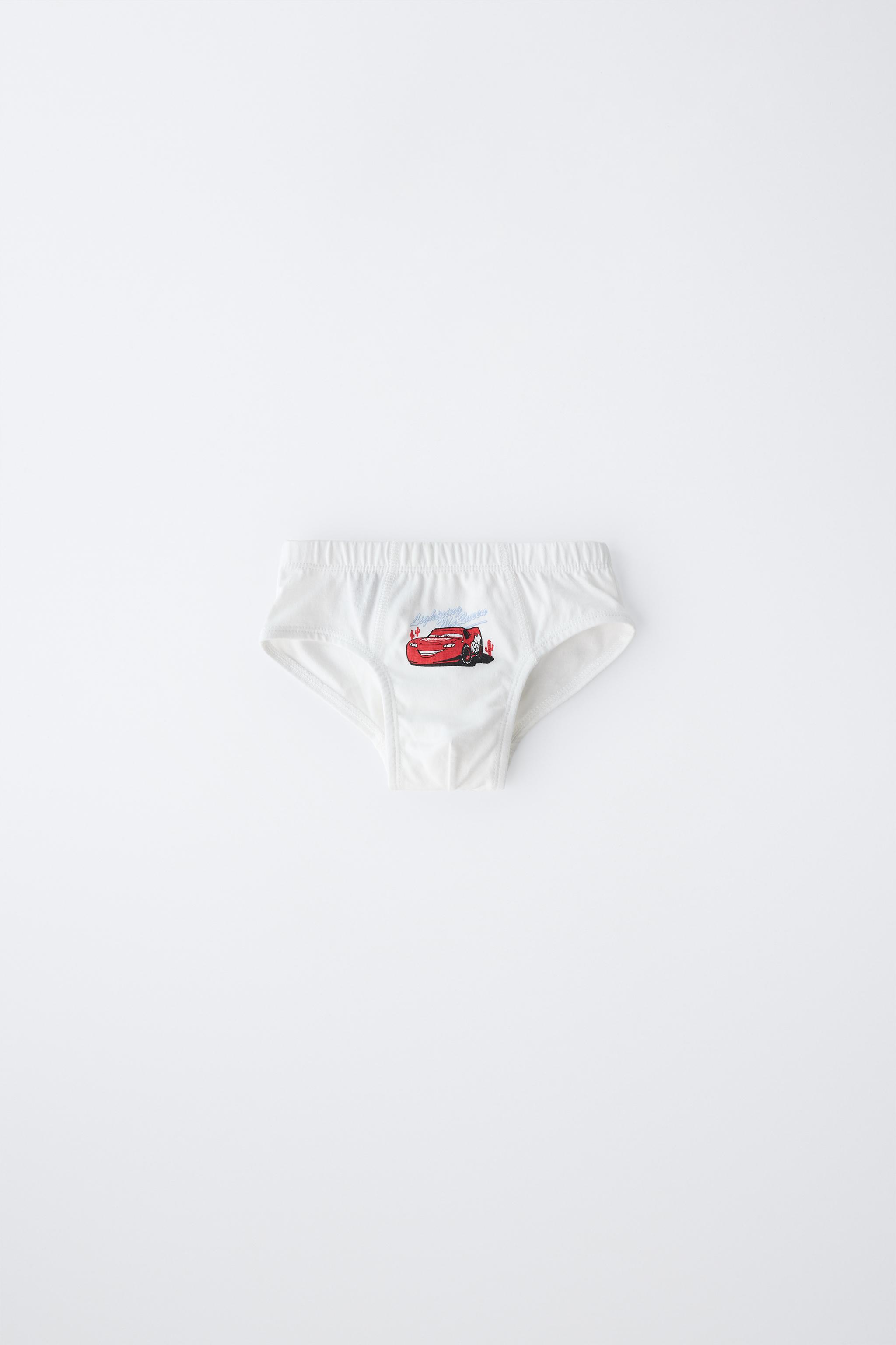 1 1/2-6 ANS/ LOT DE TROIS SLIPS CARS FLASH MCQUEEN © DISNEY