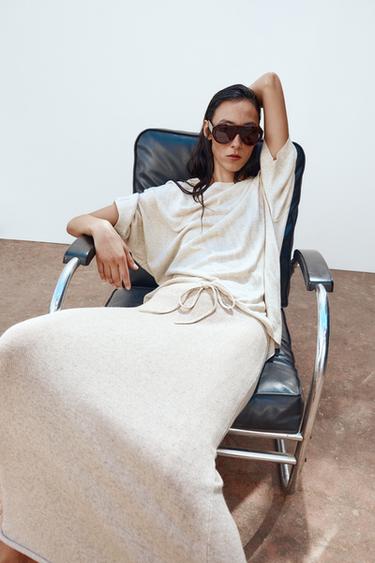 FALDA MIDI PUNTO - Arena / Vigoré de Zara